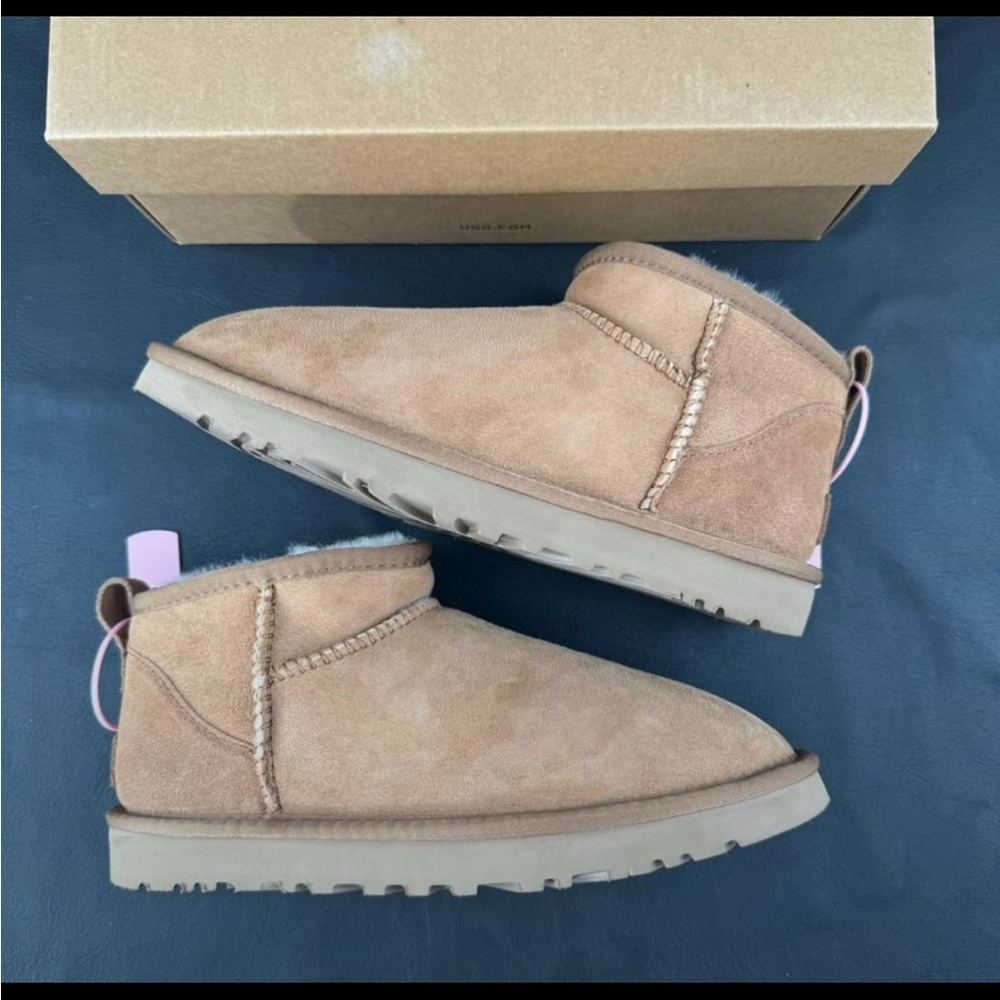 UGG Tan Ankle Boots